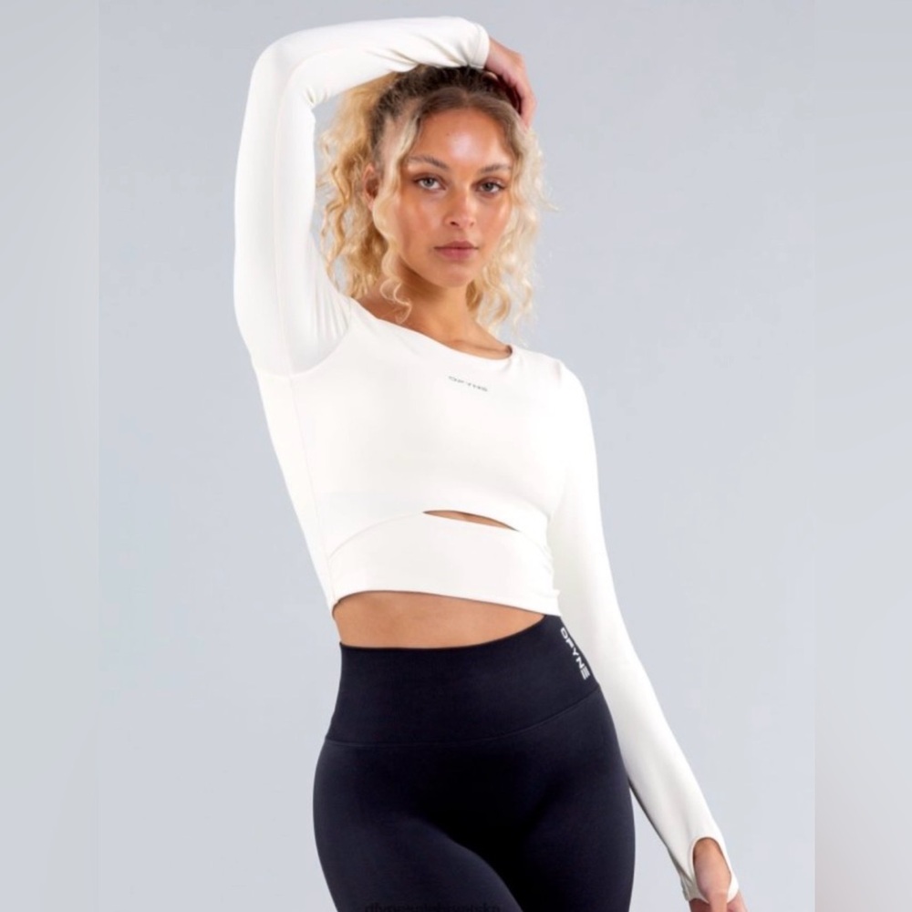 DFYNE Origin Women's Long Sleeve White Top